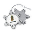 Jewelled Christmas Lantern Personalised Pewter Christmas Ornament
