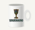 Jewelled Sapphire Christmas Goblet Personalised Christmas Mug
