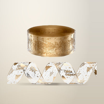 Jingle Jollys Printed Christmas Ribbon, 20 m