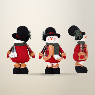 Jingle Jollys Telescopic Snowman Ornament, 40 to 56 cm