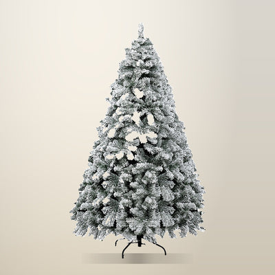 Jingle Jollys 2.4 m Snow Flocked Christmas Tree