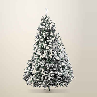 Jingle Jollys 2.4 m Snow Flocked Tree, 145 cm Base