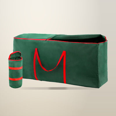 Jingle Jollys Christmas Tree and Baubles Storage Bag Set, Green