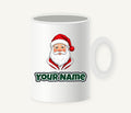 Jolly Santa Face Personalised Christmas Mug