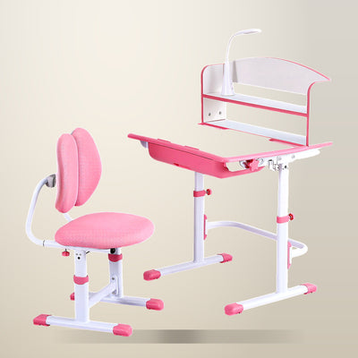 Keezi Kids Study Desk and Chair Set, Pink