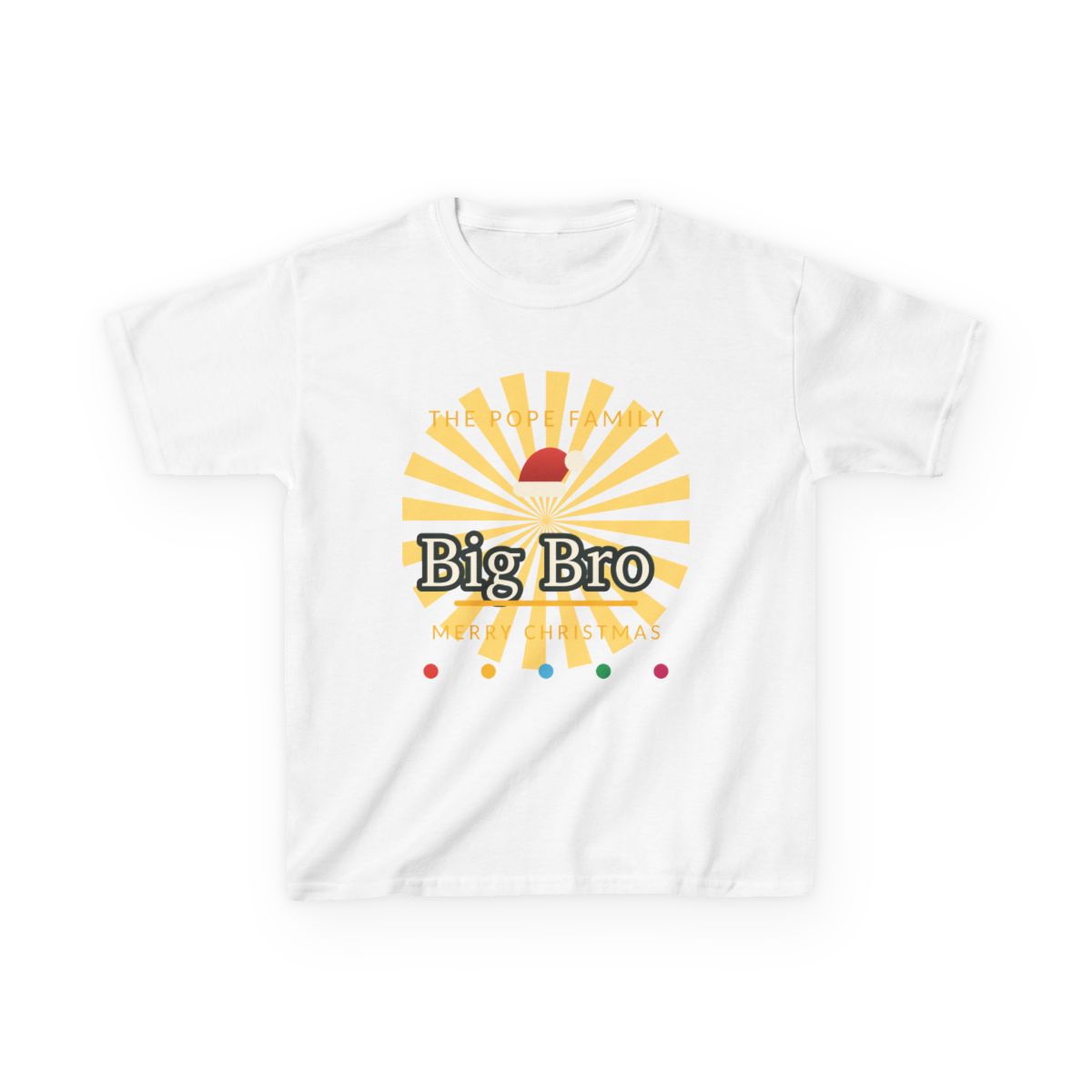 Kids Personalised Christmas Tee