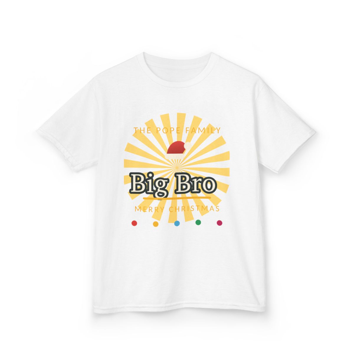 Kids Personalised Christmas Tee