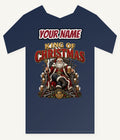 King of Christmas Dad Personalised Kids and Baby Christmas Tee