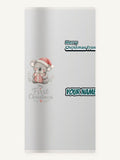 Koala's First Christmas Personalised Beach Towel