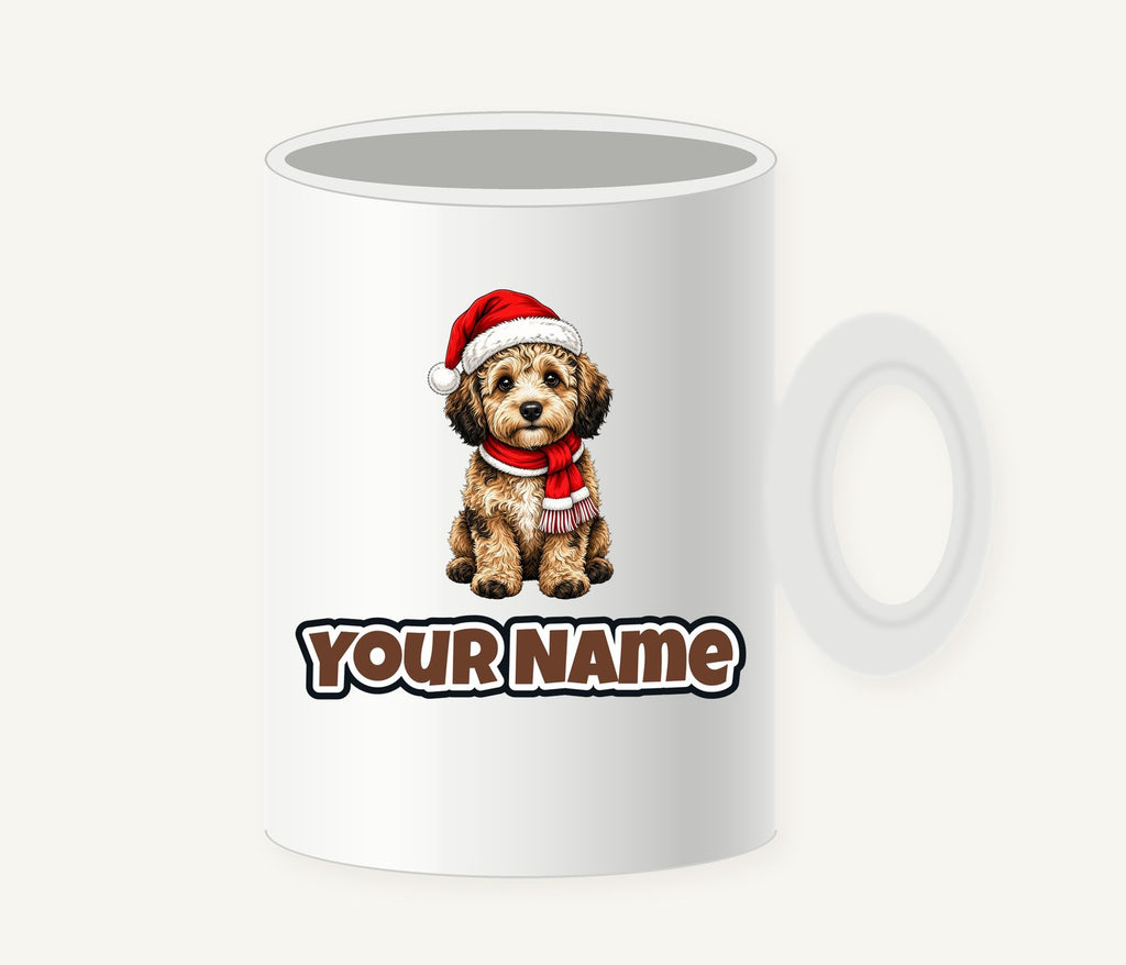 Labradoodle Christmas Personalised Christmas Mug
