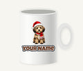 Labradoodle Christmas Personalised Christmas Mug