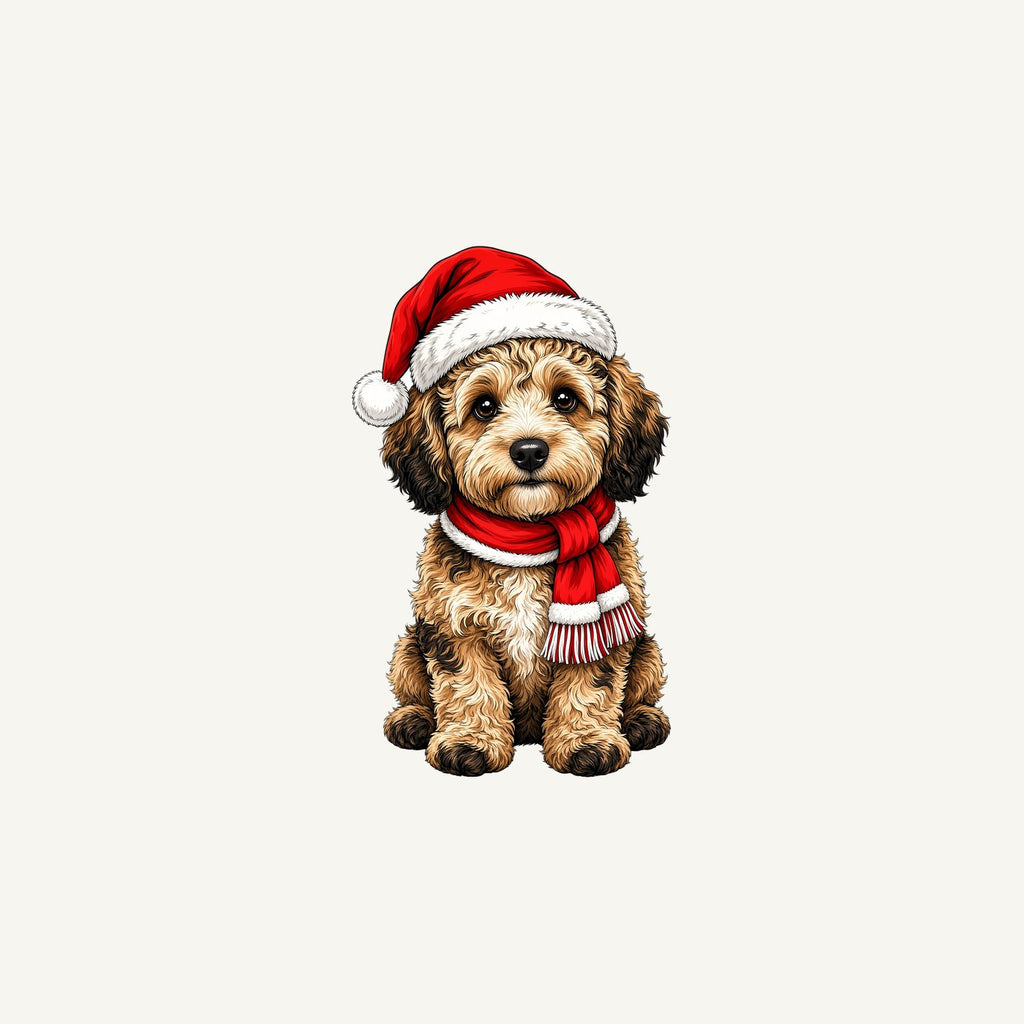 Labradoodle Christmas Personalised Christmas Mug