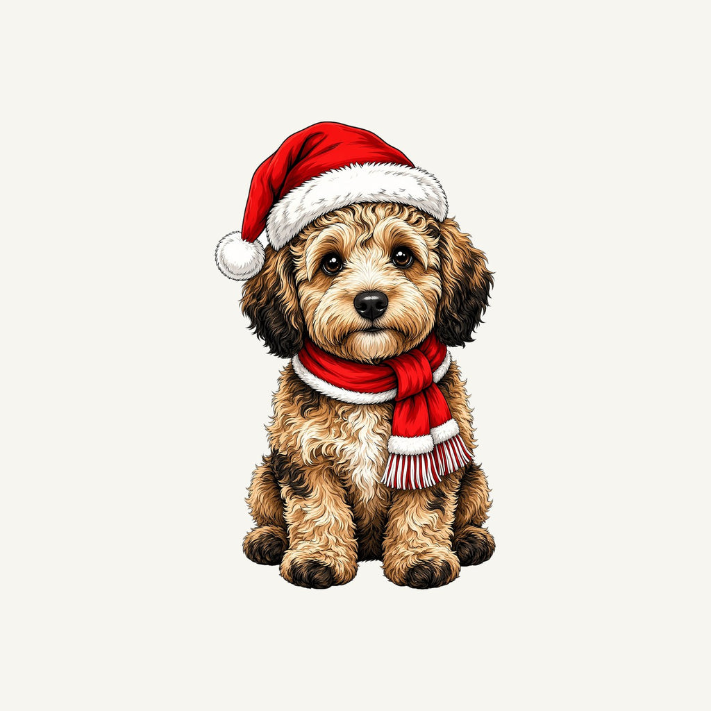 Labradoodle Christmas Personalised Christmas T-Shirt and Hoodie