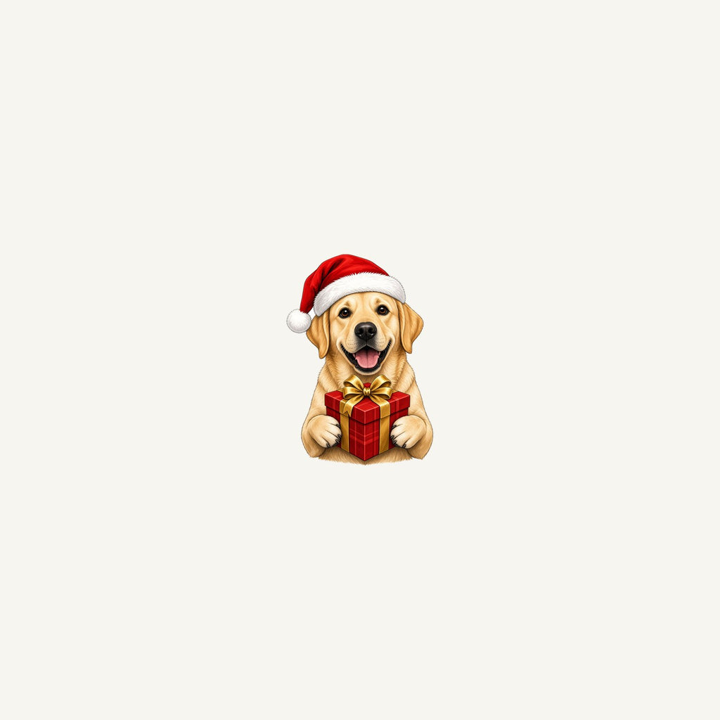 Labrador Christmas Personalised Beach Towel
