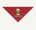 Labrador in a Christmas Wreath Personalised Christmas Pet Bandana, Cat or Dog