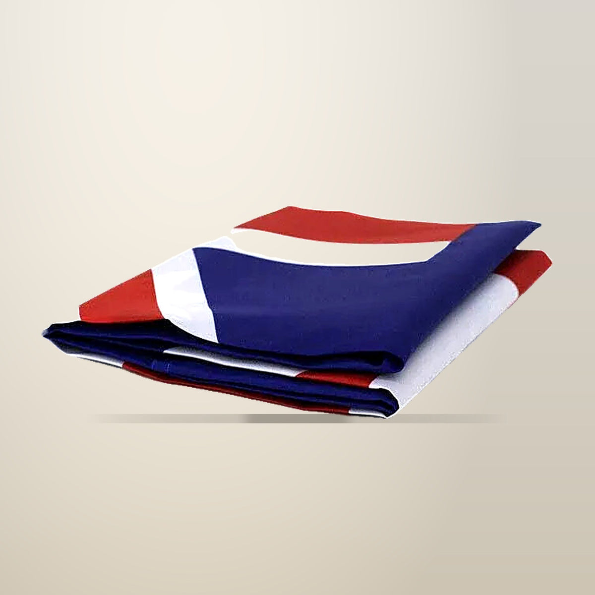 Large Australian Flag, 90 x 150 cm, Polyester, on a plain cream background