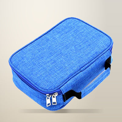 Large Capacity Multi Layer Pencil Pouch with Handle, 23 x 16 x 7 cm