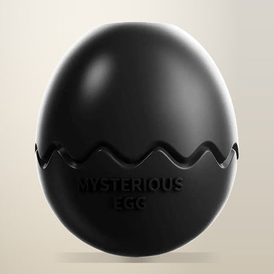 Dinosaur Egg Slow Feeder Dog Toy, Black