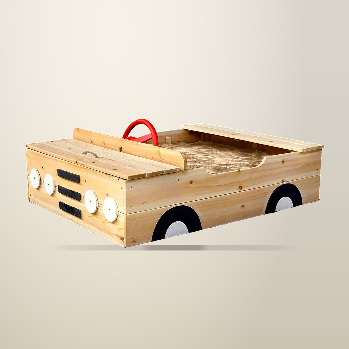 Lifespan Kids Outback Interactive Sandpit, Natural, on a plain cream background