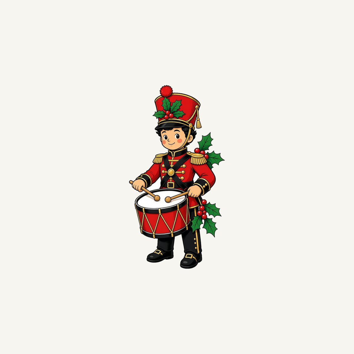 Little Christmas Drummer Boy Personalised Christmas Mug