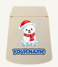 Little Polar Bear Cub Personalised Santa Sack