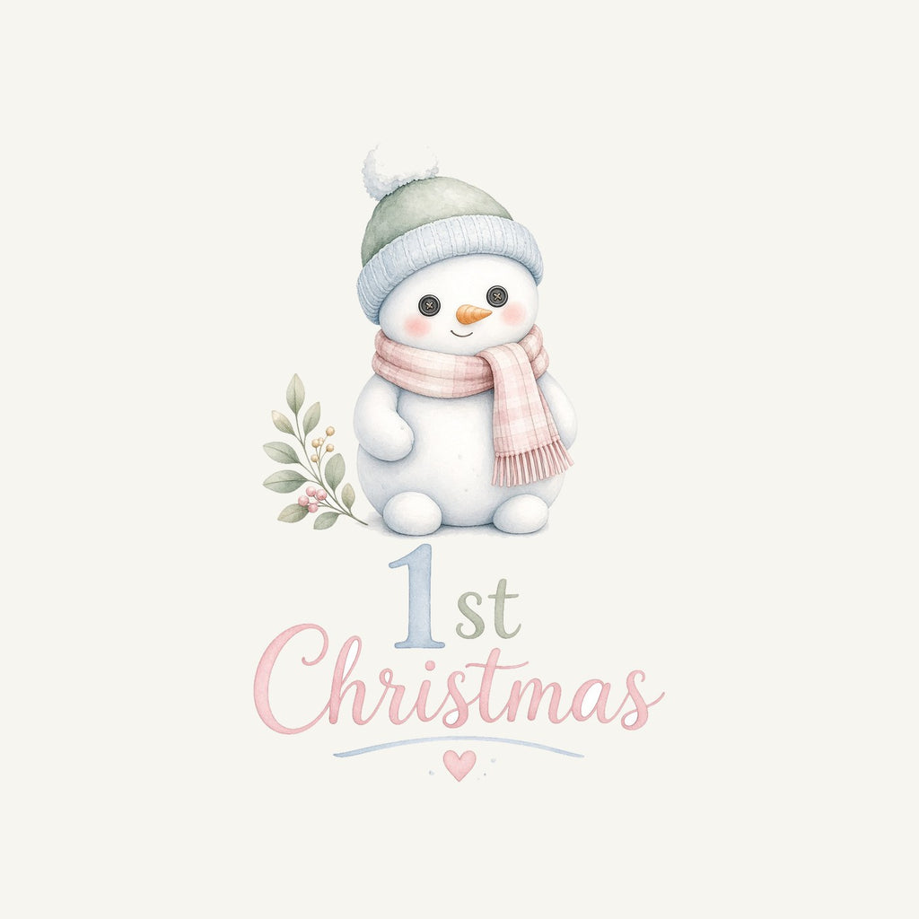 Little Snowman First Christmas Personalised Santa Sack