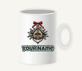 Log Cabin Bauble Ornament Personalised Christmas Mug