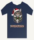 Maine Coon Christmas Personalised Kids Tee and Baby Bodysuit