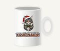 Maine Coon Christmas Personalised Christmas Mug