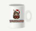 Maine Coon with Baubles Personalised Christmas Mug