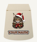 Maine Coon with Baubles Personalised Santa Sack