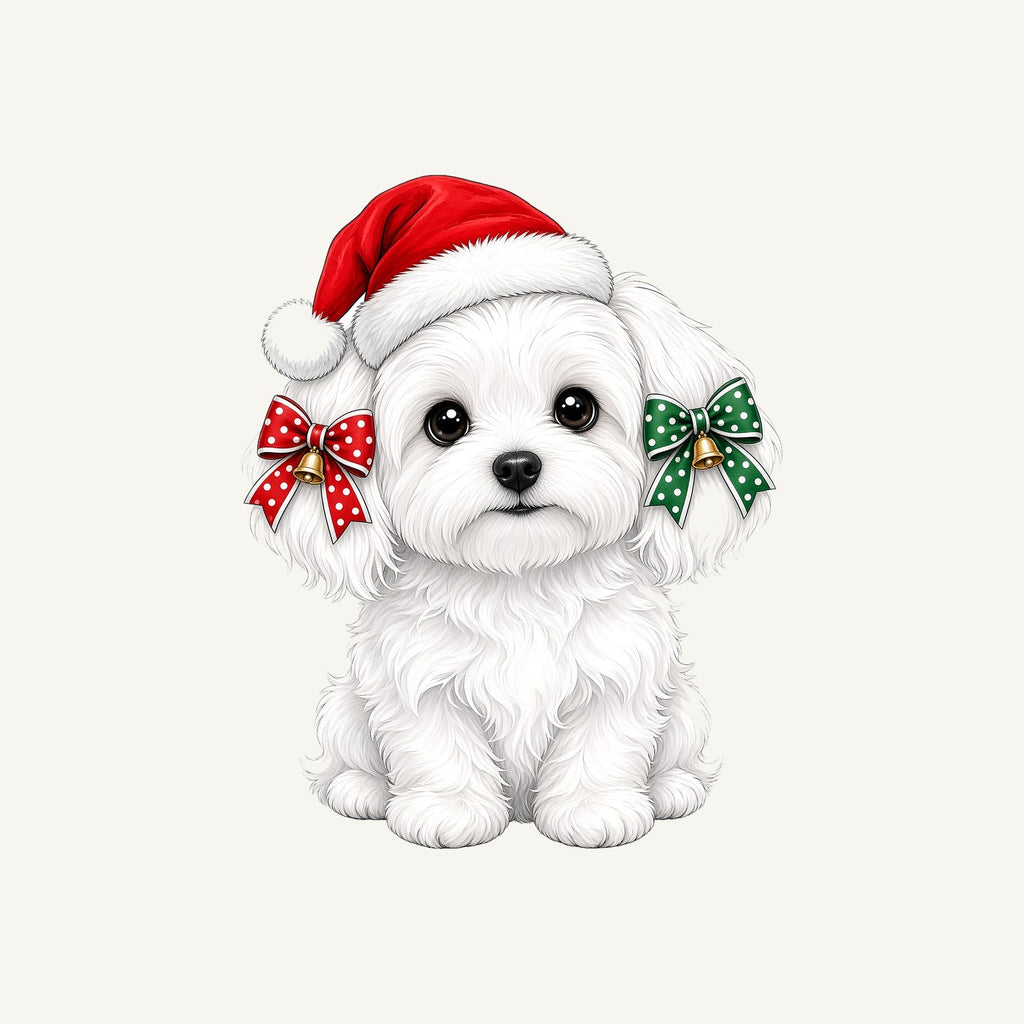 Maltese Christmas Personalised Santa Sack