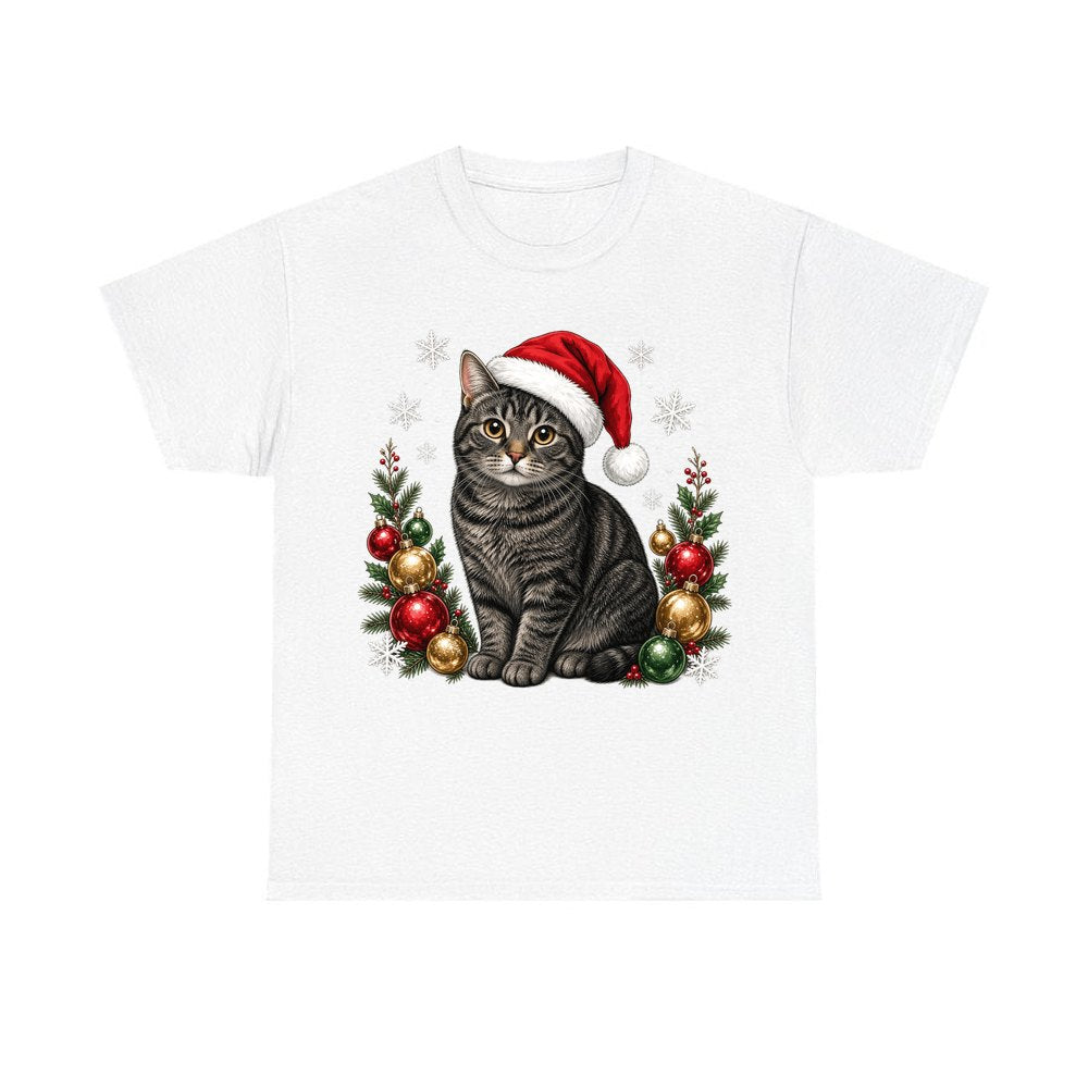 Manx personalised Christmas T-shirt in white