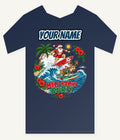 Mele Kaliki Surf Personalised Kids and Baby Christmas Tee