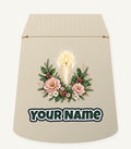 Memorial Candle and Blooms Personalised Santa Sack