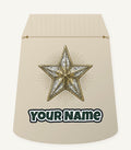 Mercury Glass Star Personalised Santa Sack