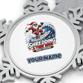 Merry Crushmas Personalised Pewter Christmas Ornament