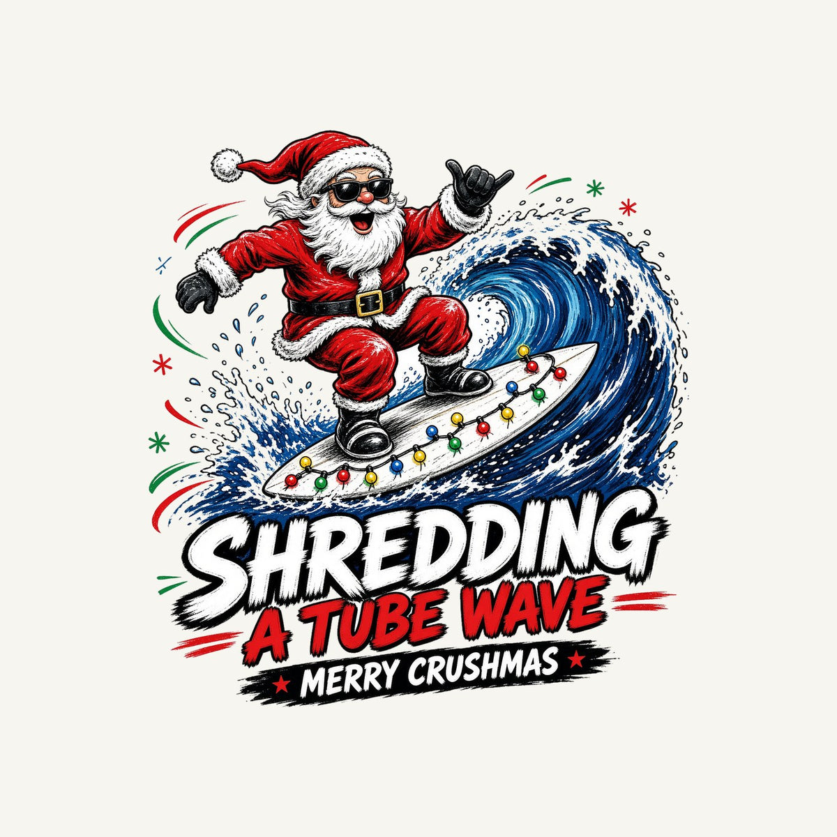 Merry Crushmas Personalised Christmas T-Shirt and Hoodie