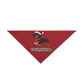 Miniature Dachshund personalised Christmas pet bandana, tie-on style