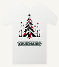 Minimalist Scandi Christmas Tree Personalised Christmas T-Shirt and Hoodie