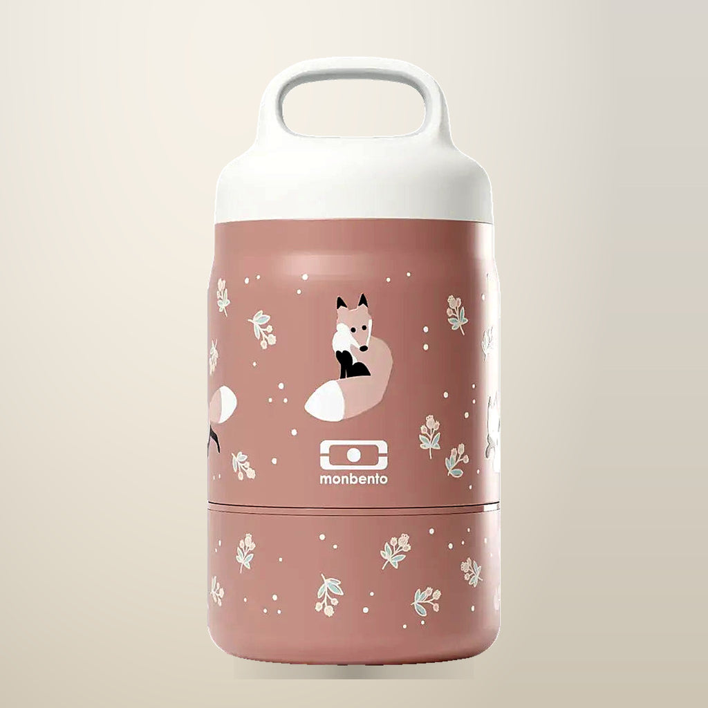 Monbento Handy Kids Insulated Lunch Box, 500 ml, on a plain cream background