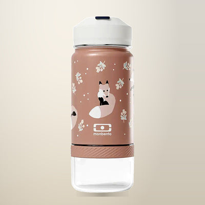Monbento Twisty Kids Insulated Bottle with Snack Container, 300 ml