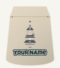 Monochrome Scandi Tree Personalised Santa Sack