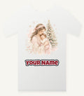 Mother and Baby Christmas Personalised Christmas T-Shirt and Hoodie