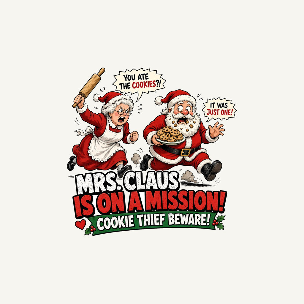 Mrs Claus Is On A Mission Personalised Christmas Mug