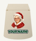 Mrs Claus Portrait Personalised Santa Sack