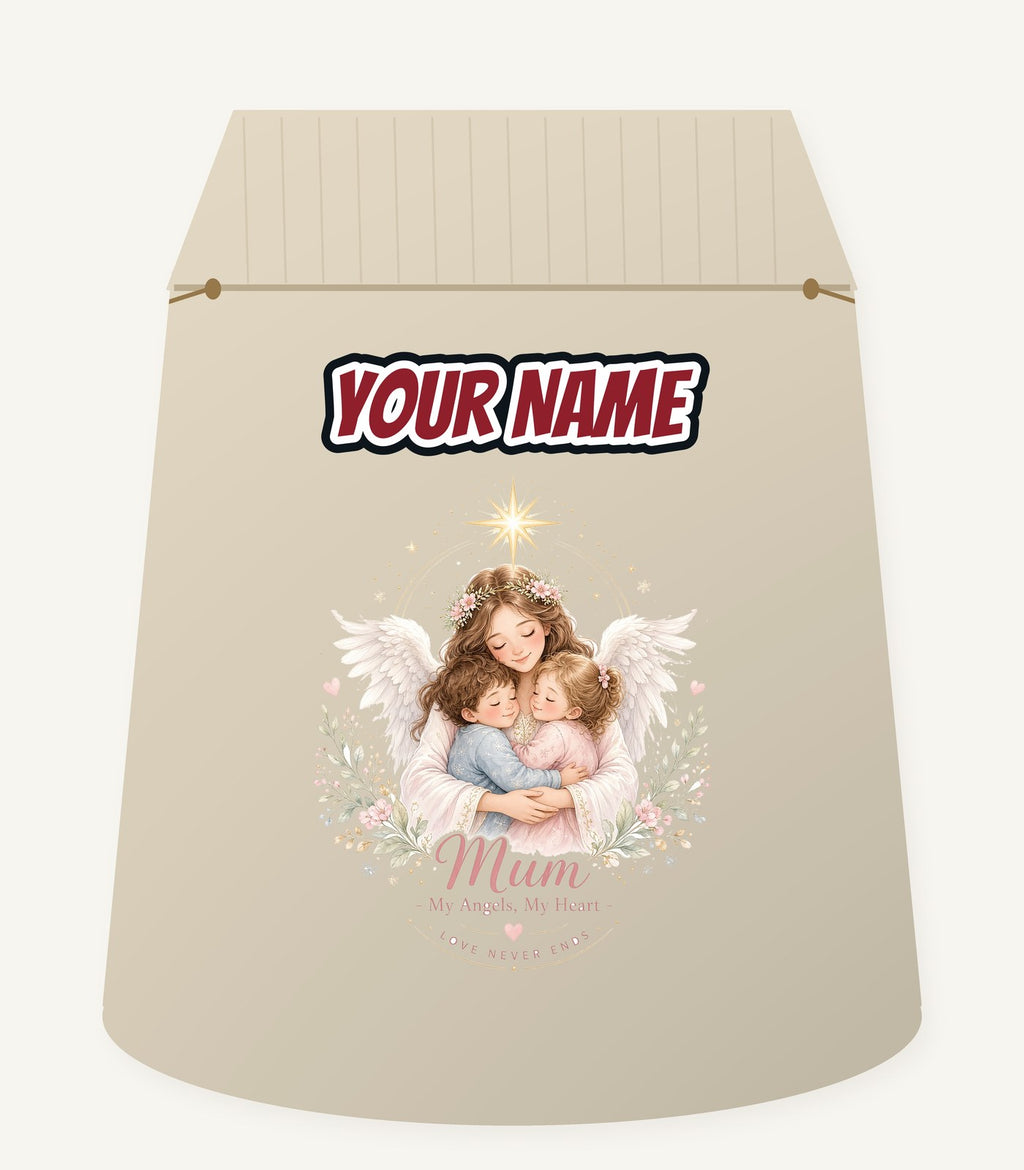 Mum And Her Angels Personalised Santa Sack