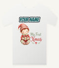 My First Xmas Elf Personalised Christmas T-Shirt and Hoodie