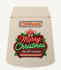 Neon Christmas Sign Personalised Santa Sack