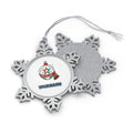 Netball Christmas Bauble Personalised Pewter Christmas Ornament
